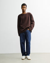 relaxed longsleeve dark brown