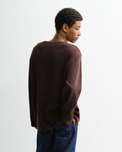 relaxed longsleeve dark brown