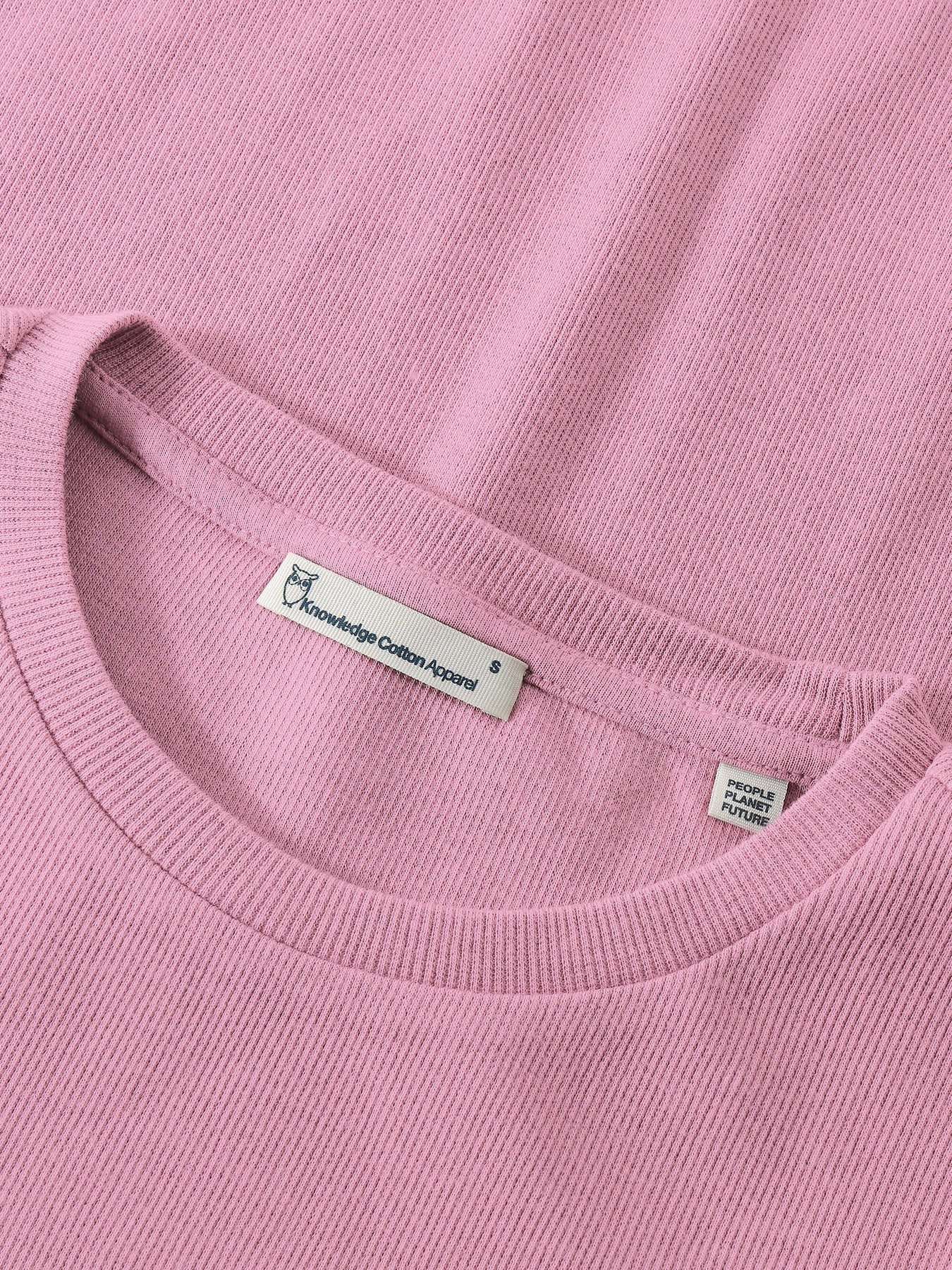rib long sleeve t-shirt orchid haze