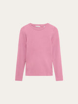 rib long sleeve t-shirt orchid haze