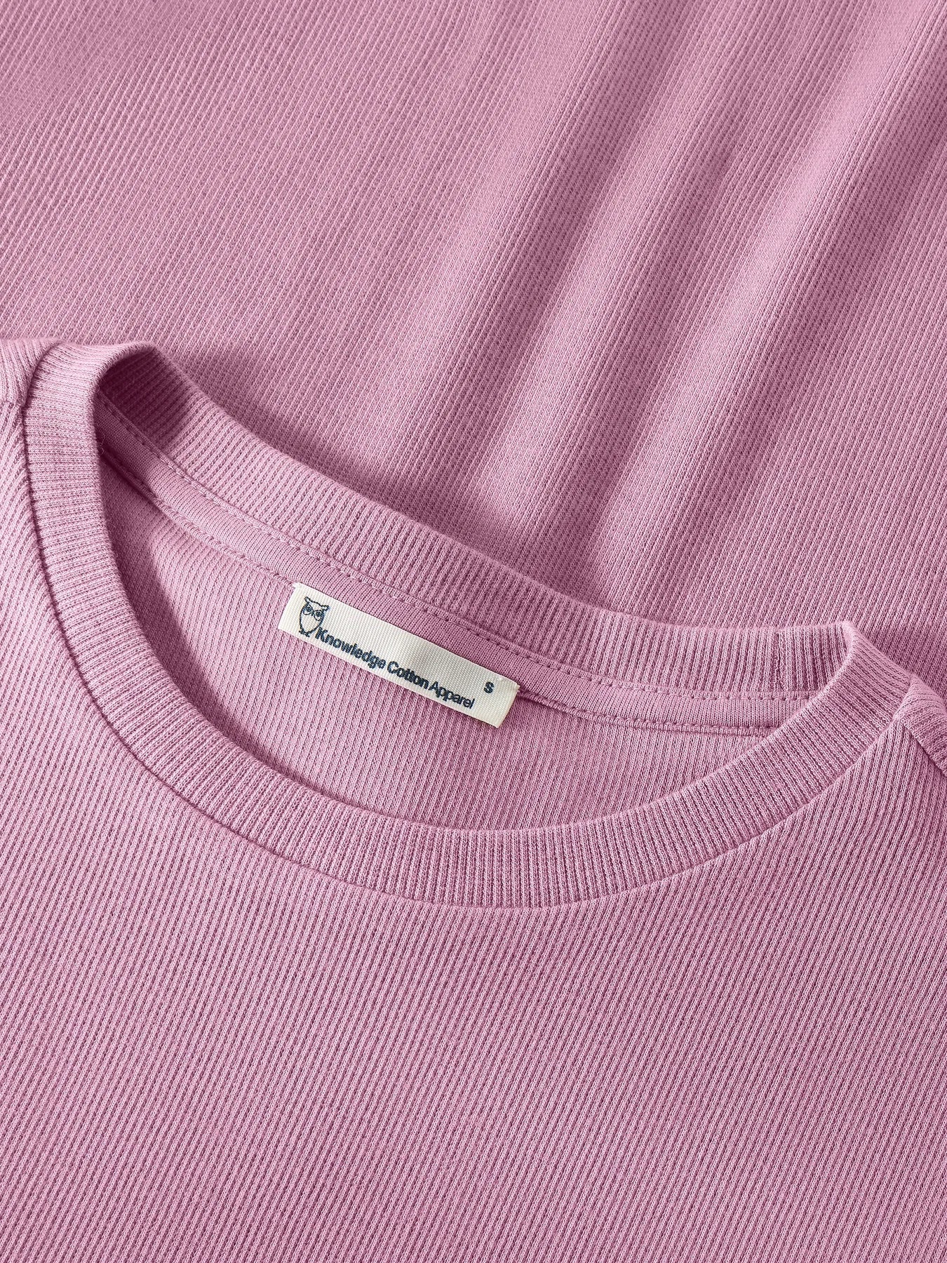 rib t-shirt orchid haze