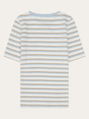 rib t-shirt multi color stripe