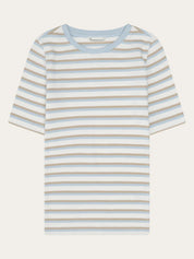 rib t-shirt multi color stripe