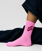 tennis sock pastel lavender more amore