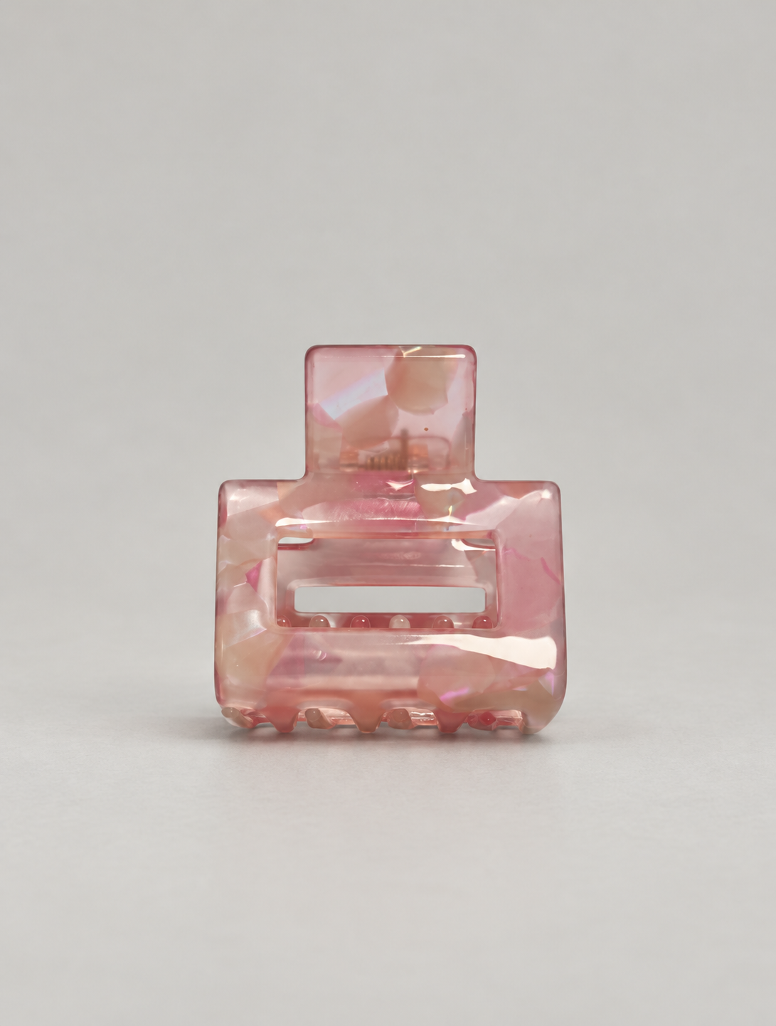 spange square small rose marble
