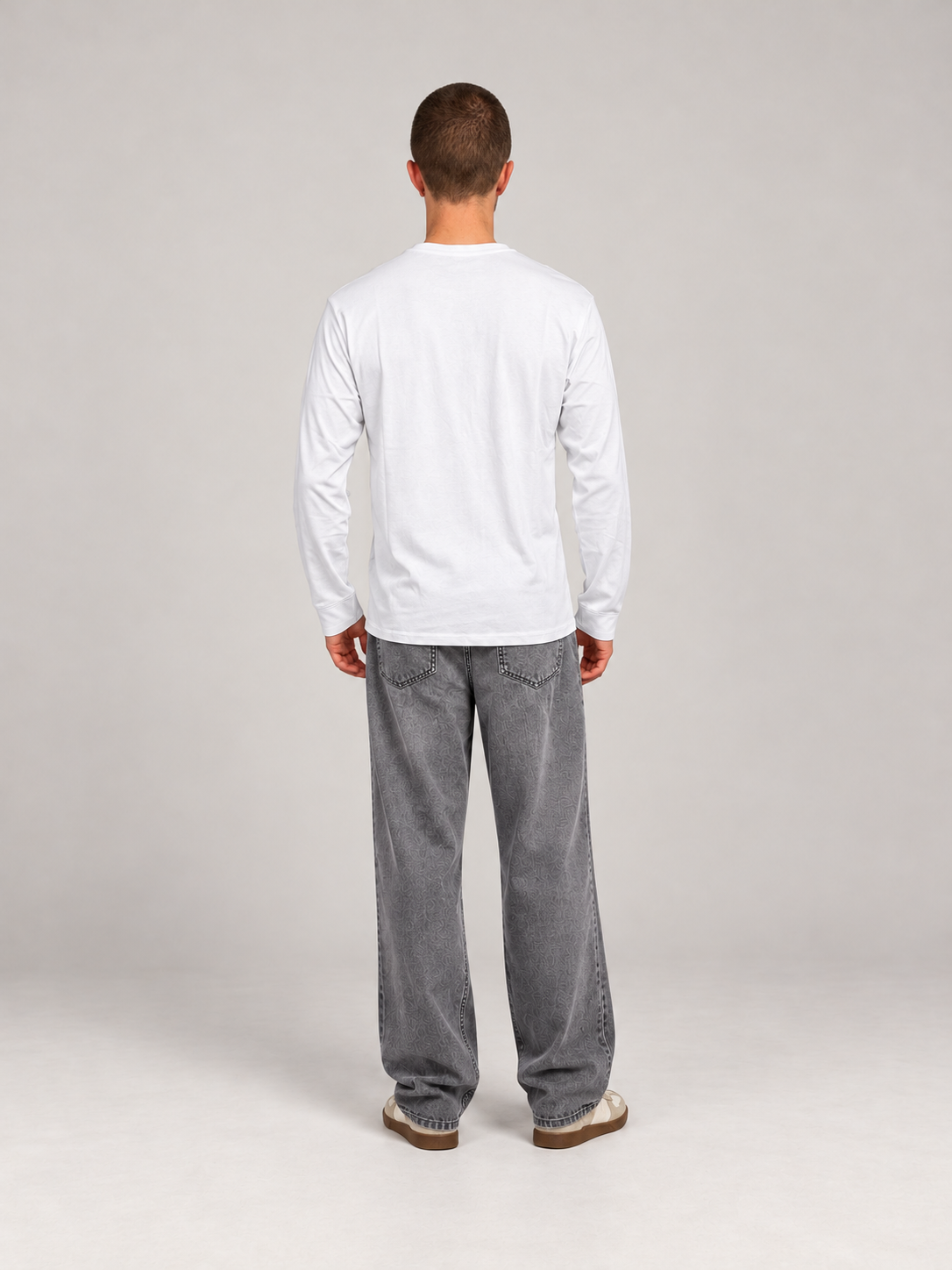 loose fit longsleeve bright white