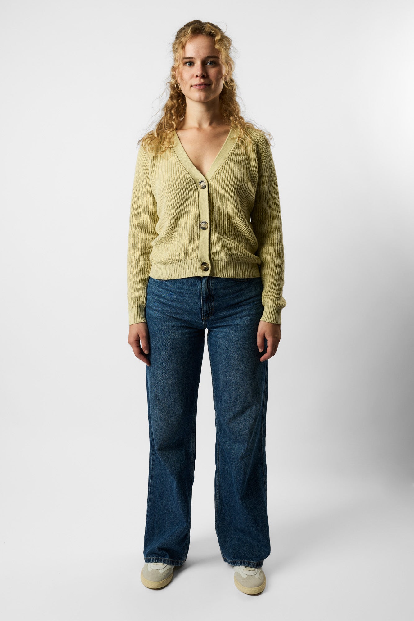 organic knit cardigan