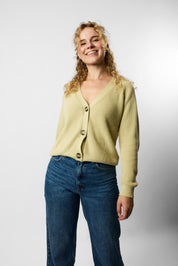 organic knit cardigan