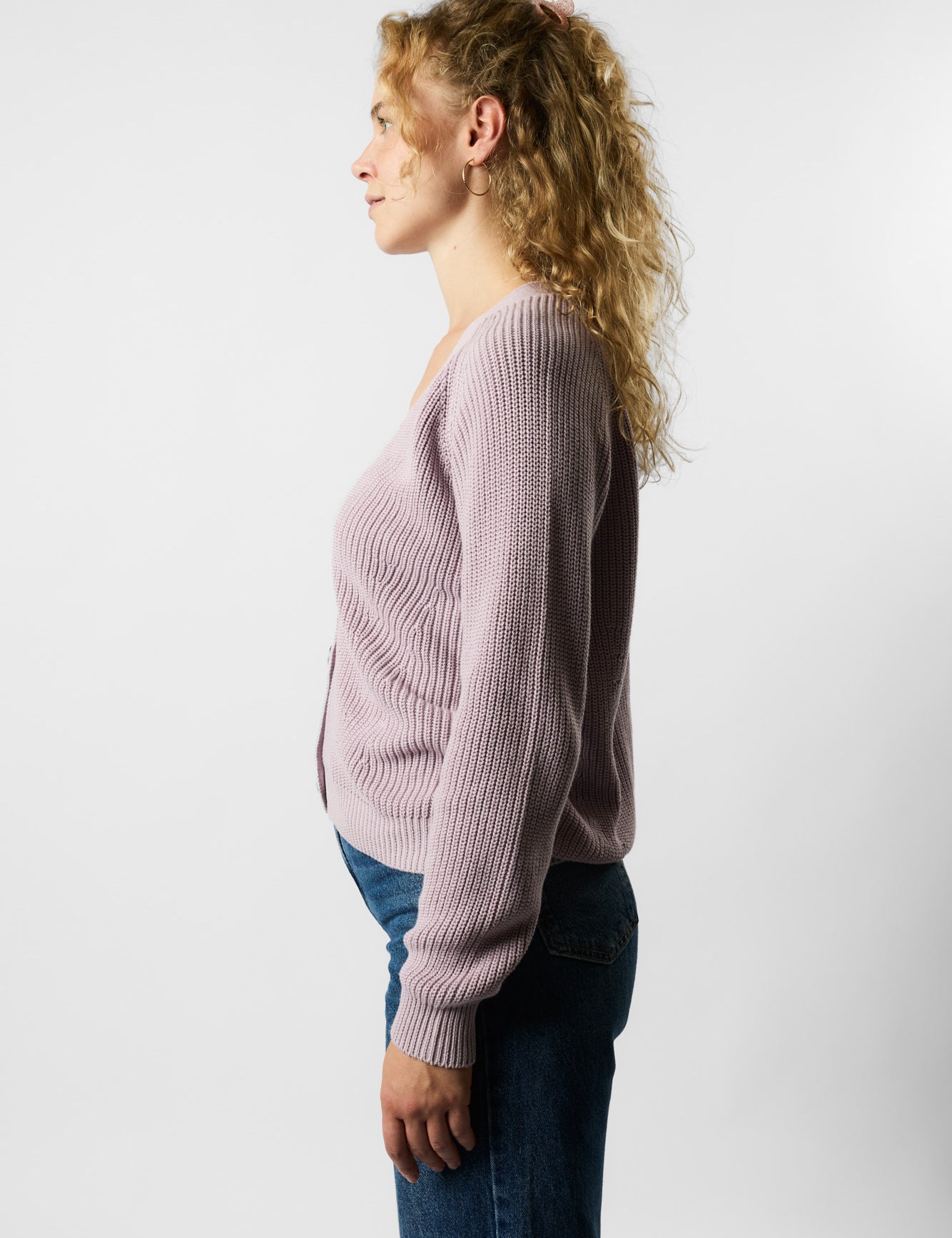 organic knit cardigan