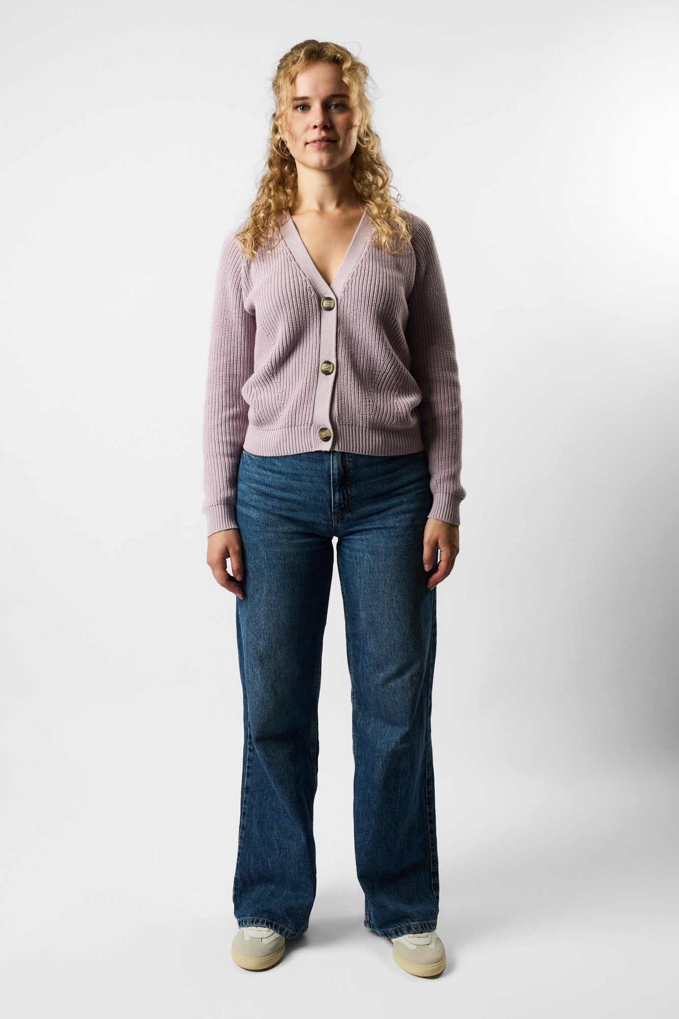 organic knit cardigan