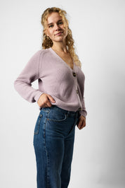 organic knit cardigan