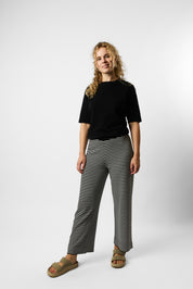 organic culotte striped