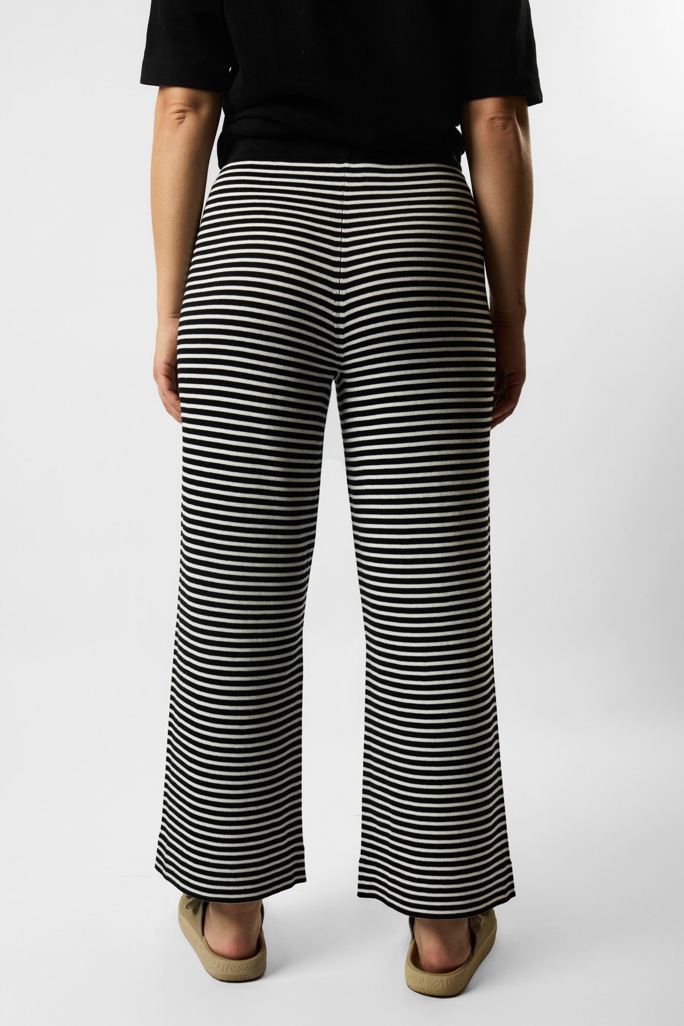 organic culotte striped