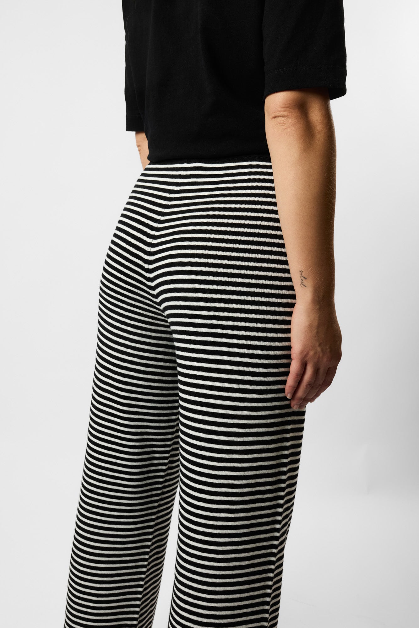 organic culotte striped
