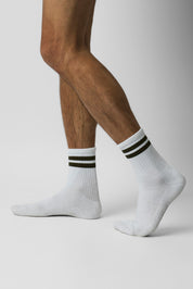 sock stripes dark forest