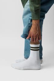 sock stripes dark forest