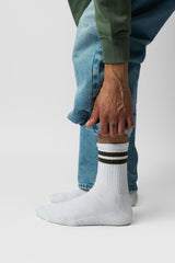 sock stripes dark forest