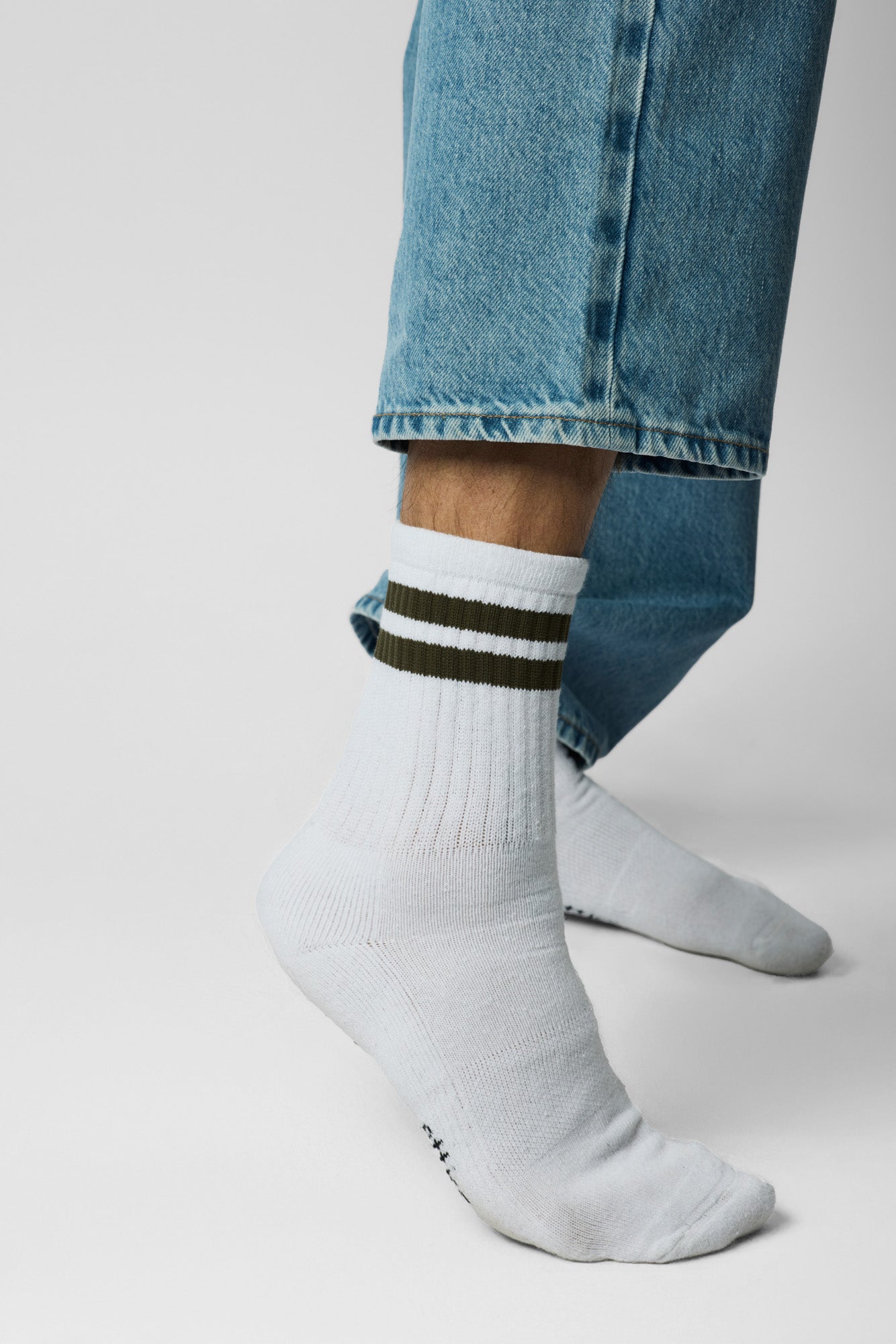 sock stripes dark forest