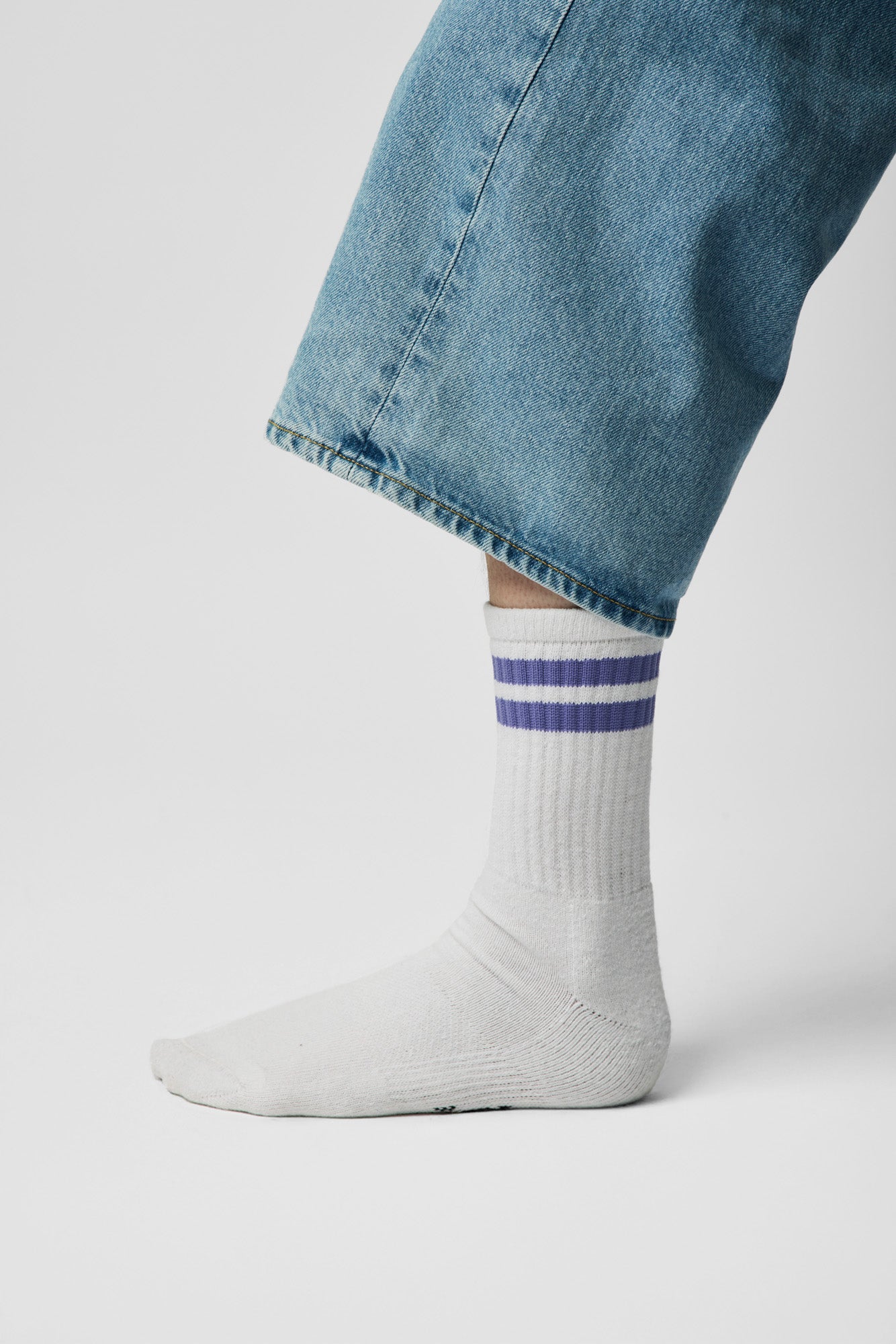 sock stripes wisteria