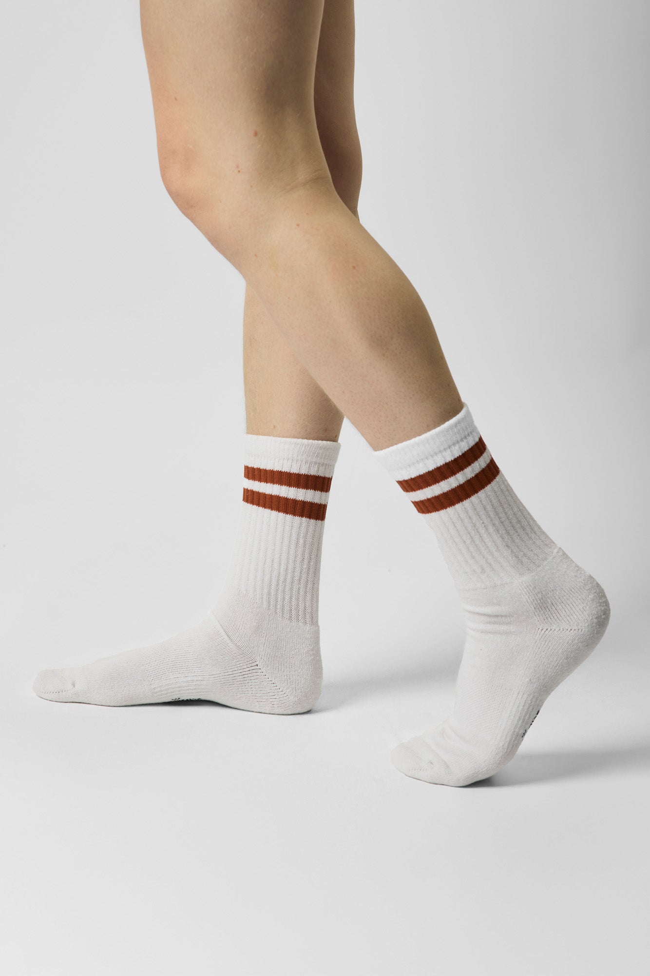 sock stripes brown patina