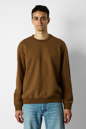oversized organic crew neck
