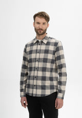 flannel shirt sahel anthrazit karo