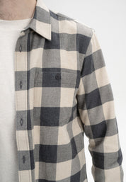 flannel shirt sahel anthrazit karo