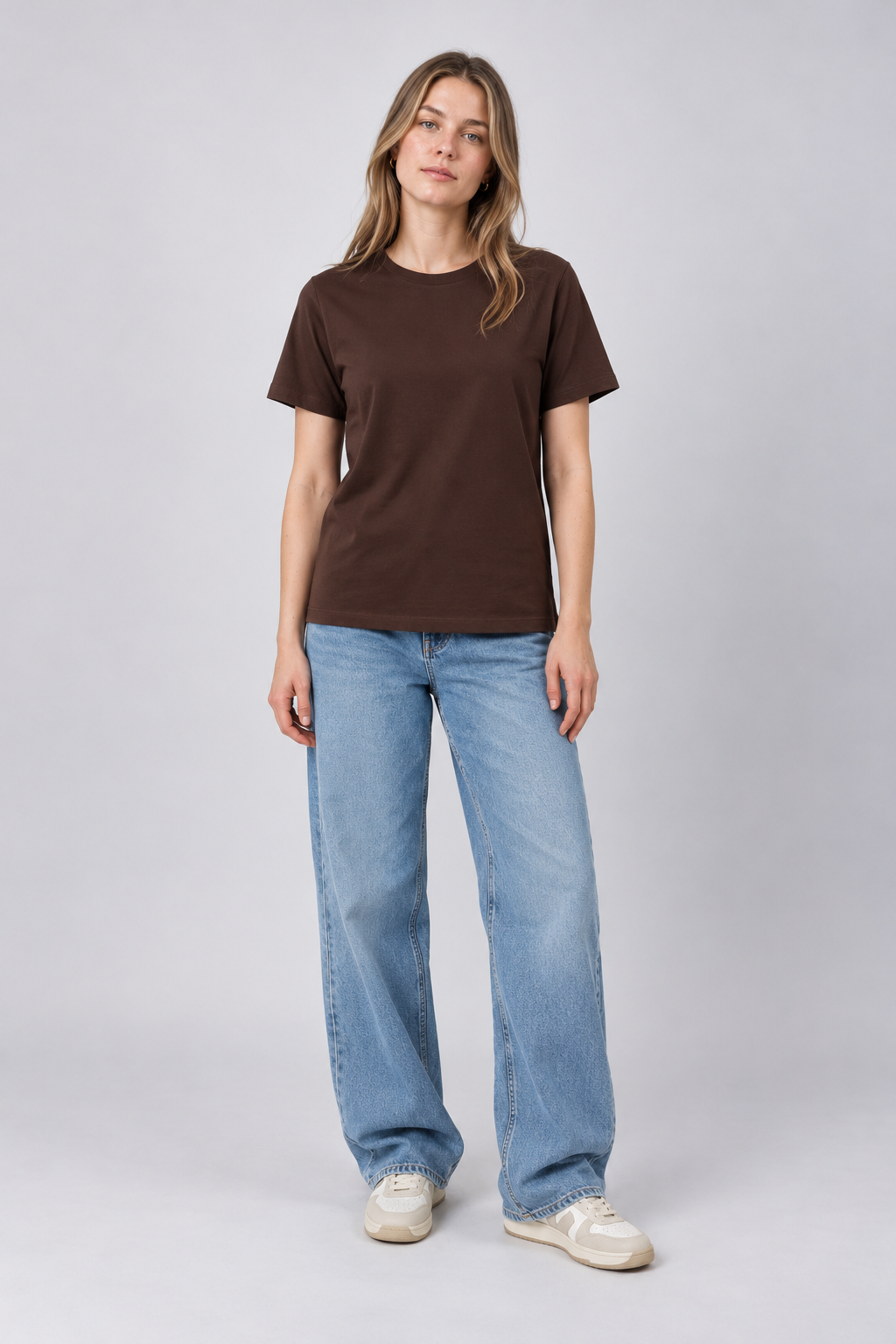 classic women's tee chocolate brown