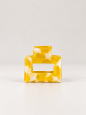 spange square small butter yellow marble