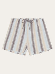 stripe shorts multi color stripe