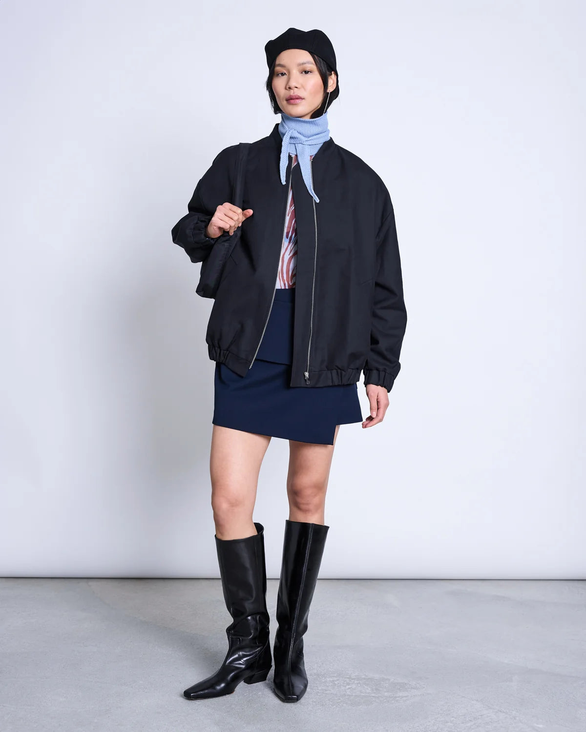 scarf leaena mid blue