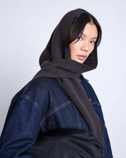 lambswool hooded scarf nira zartbitter
