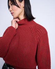 pullover ola mid red