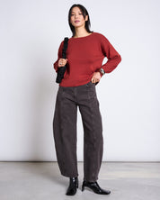 pullover williamsburg mid red