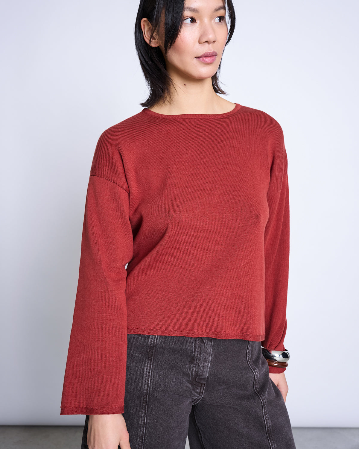 pullover williamsburg mid red