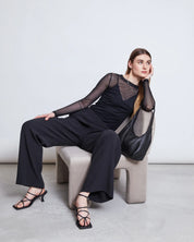 mesh longsleeve dora black