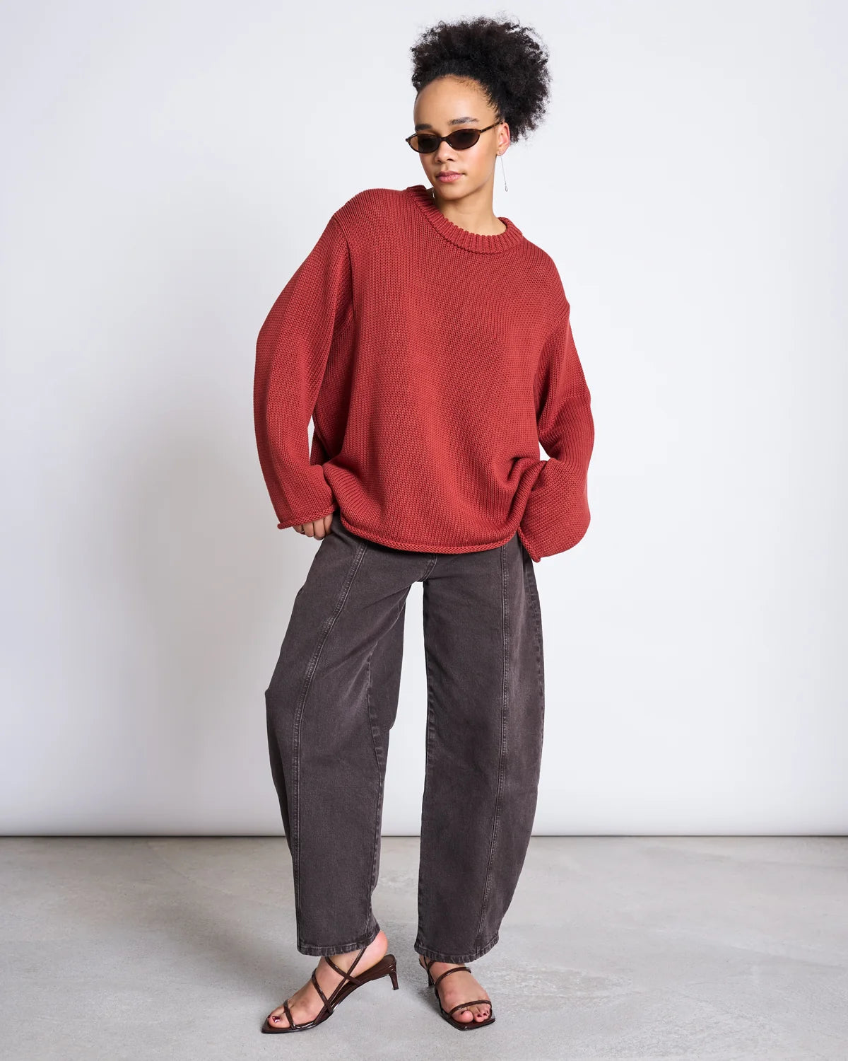 pullover sona mid red
