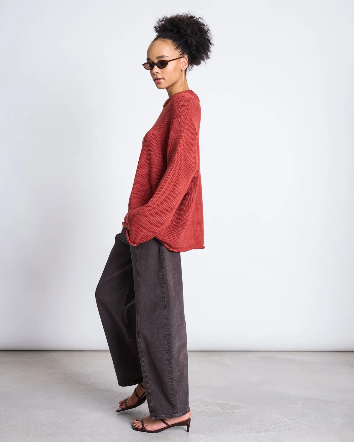 pullover sona mid red