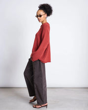 pullover sona mid red