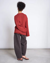 pullover sona mid red