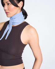 scarf leaena mid blue