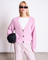cardigan lena light orchid