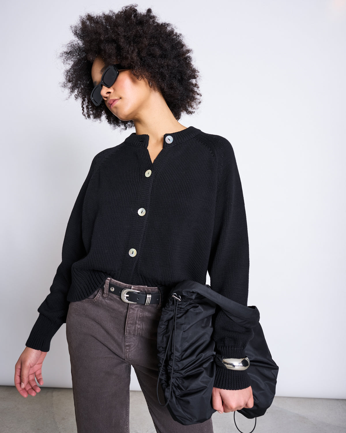 cardigan sivia black