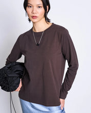 brushed longsleeve boy mud