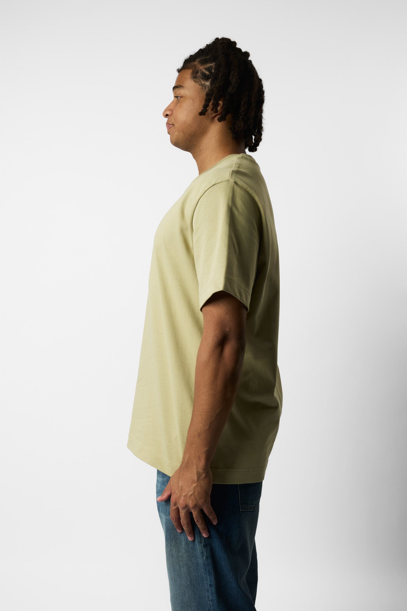 oversized boxy organic men’s tee