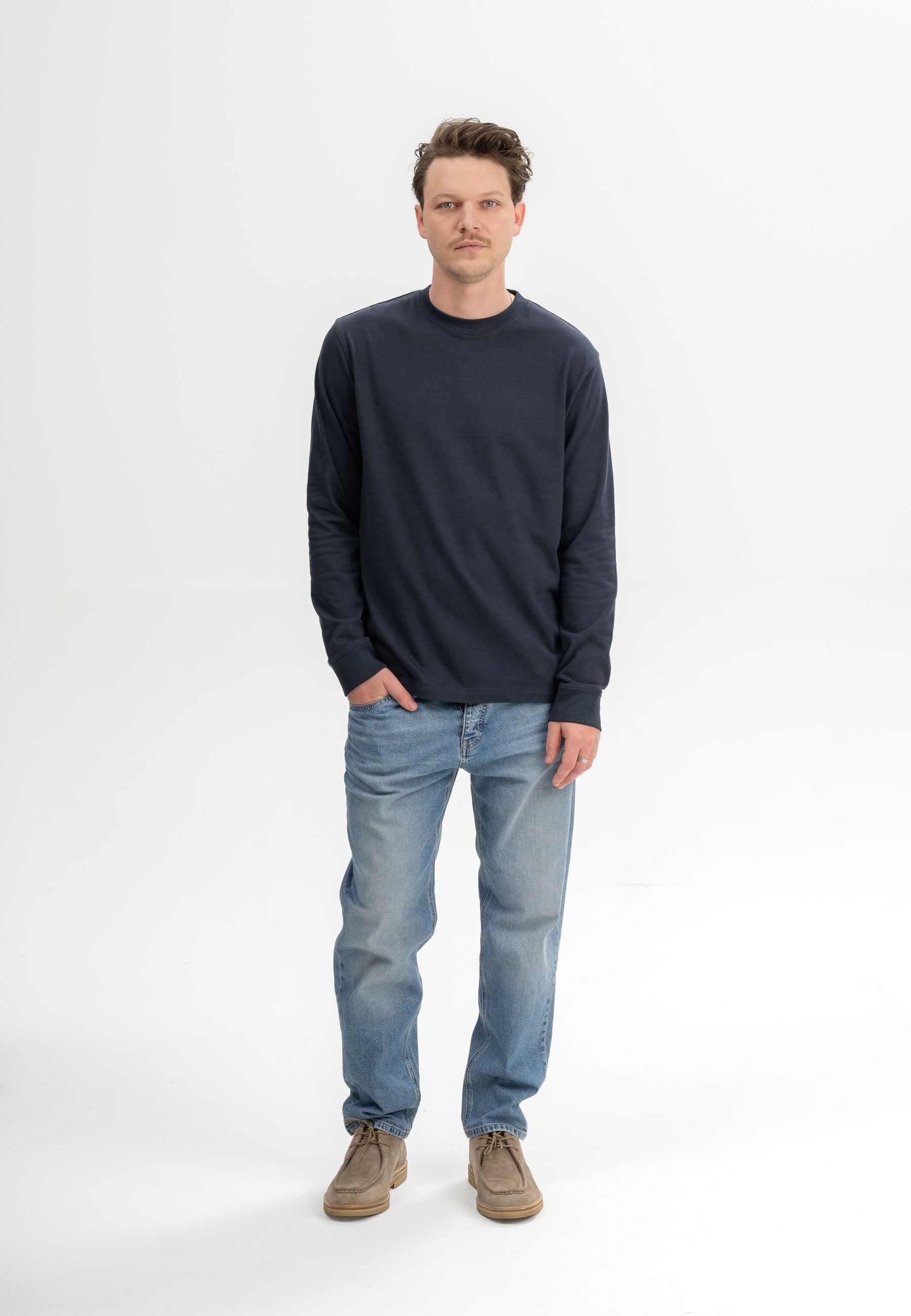 longsleeved shirt tejas navy