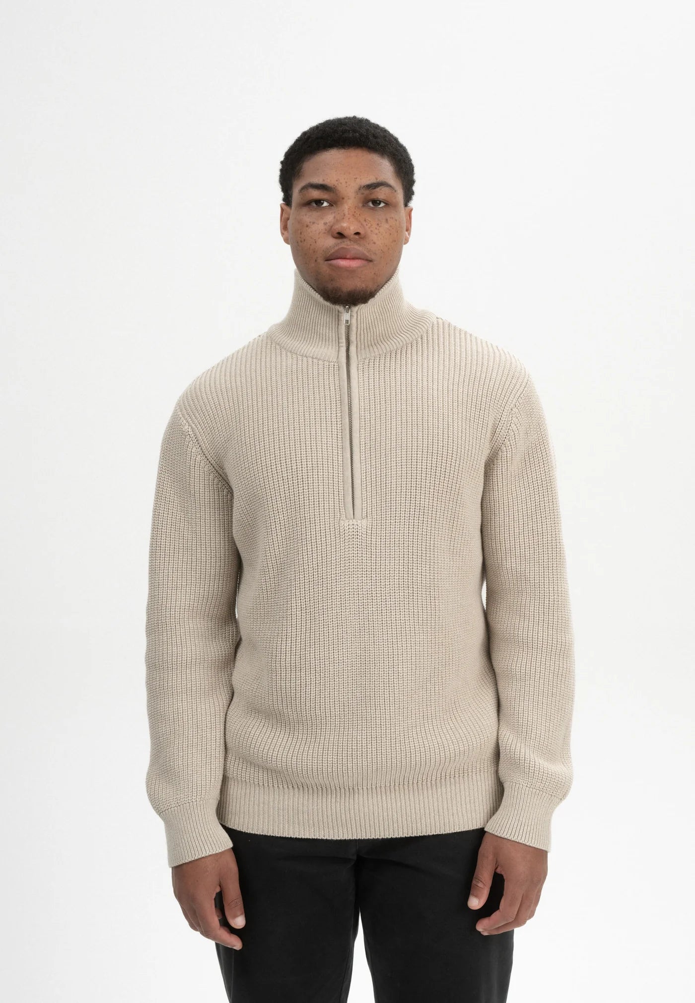 pullover udai kiesel melange