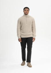 pullover udai kiesel melange