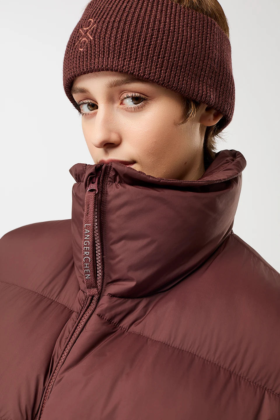 wattierte weste gesteppt burgundy (VE016NY07)