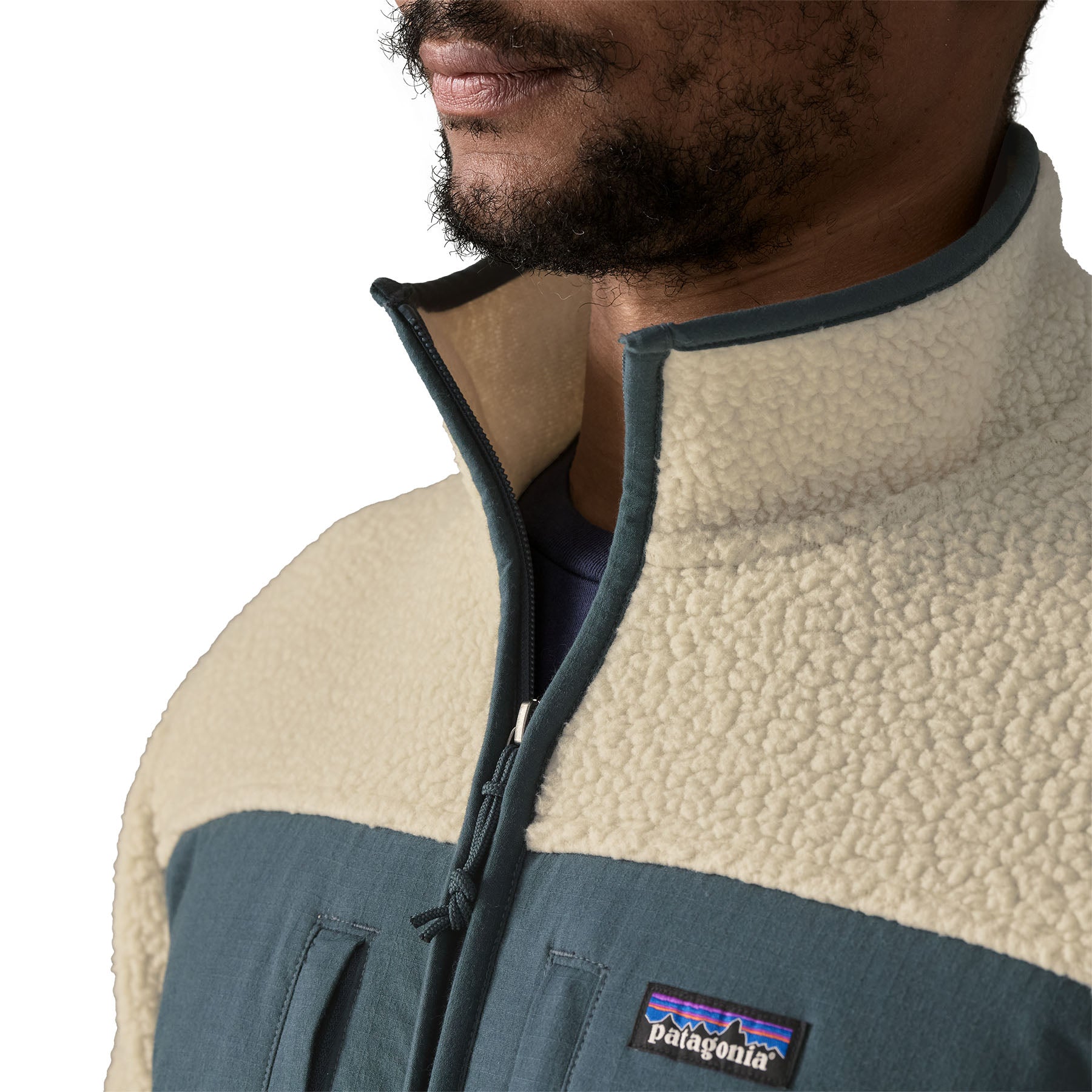 m's retro pile patch jkt PLCN